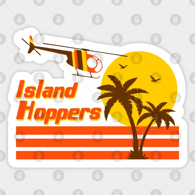 Magnum PI - Island Hoppers Sticker by WorldsFair